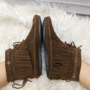 Minnetonka Ankle Bootie Moccasins